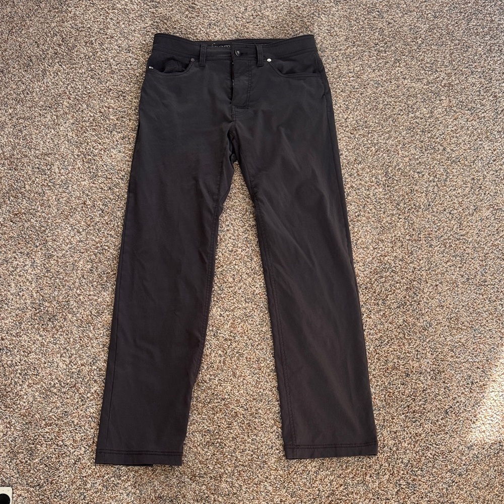 Prana Men's Dark Gray Straight Jeans